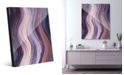 Creative Gallery Xcitement in Purple Abstract Acrylic Wall Art Print Collection